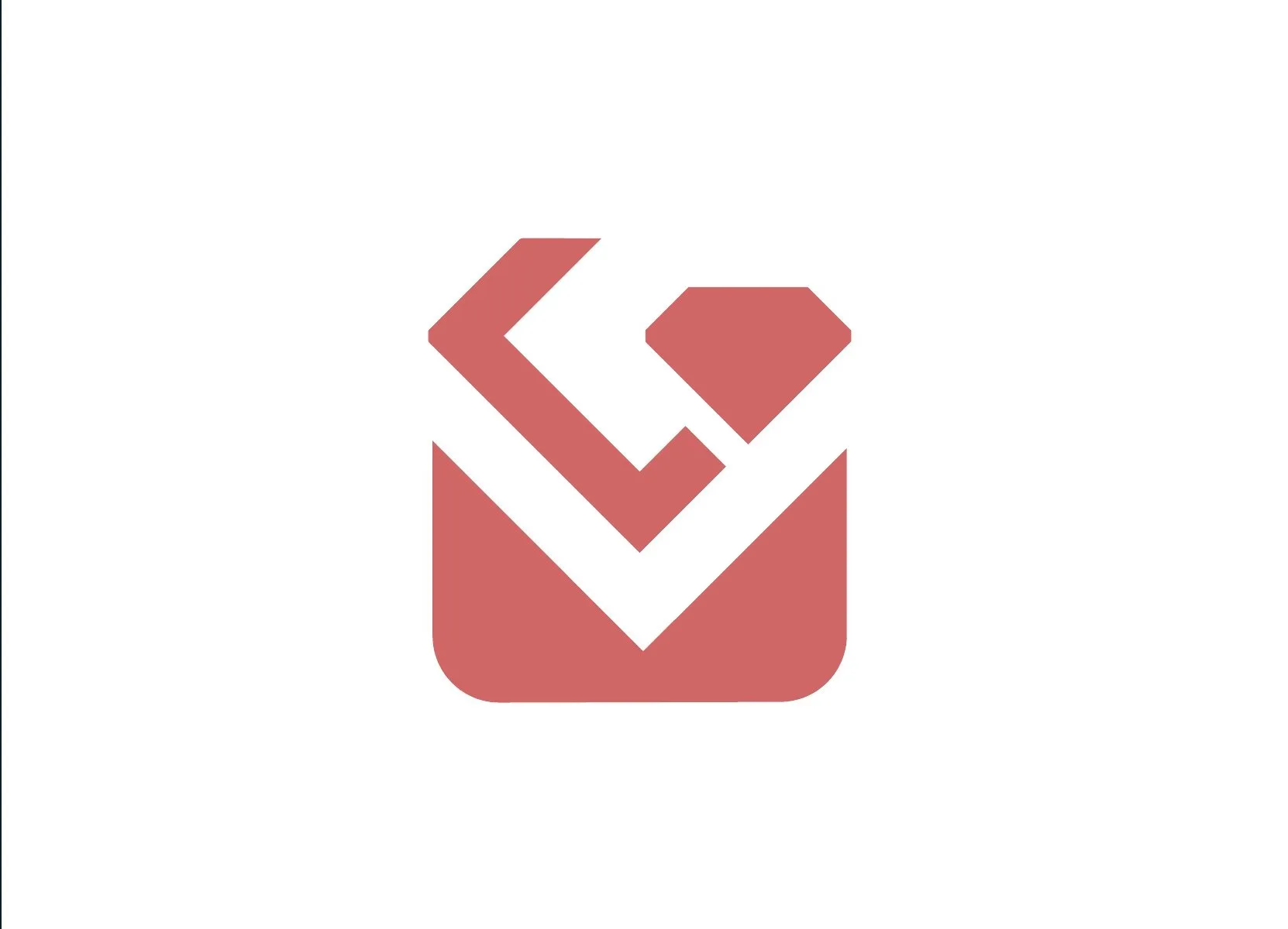 MyDiamondFinder logomark in tertiary red