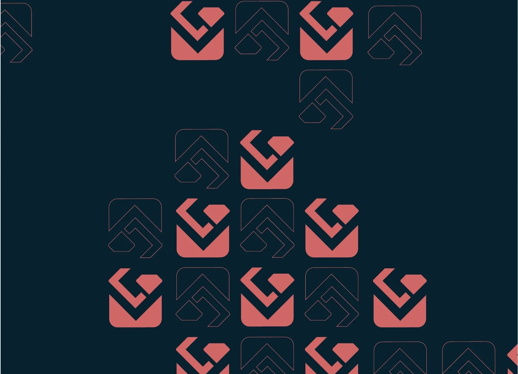 MyDiamondFinder brand pattern built from the mark