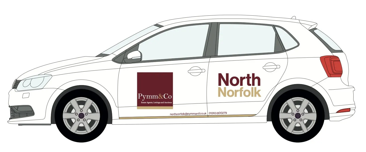 Pymm & Co. car livery, driver side