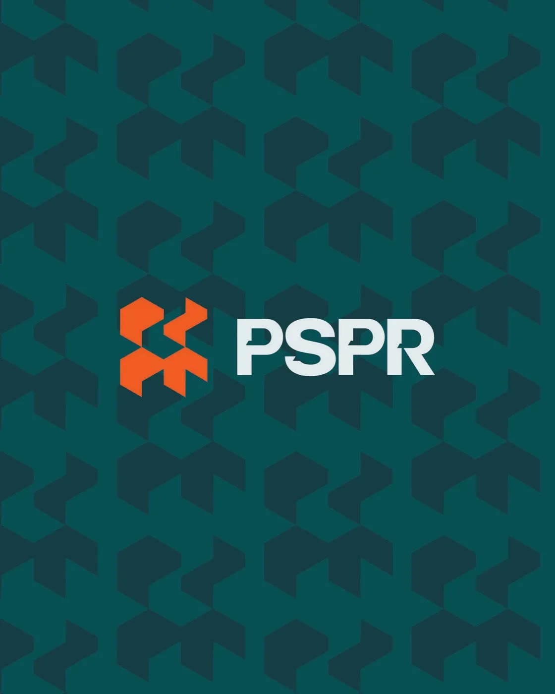 PSPR chevron pattern with logo