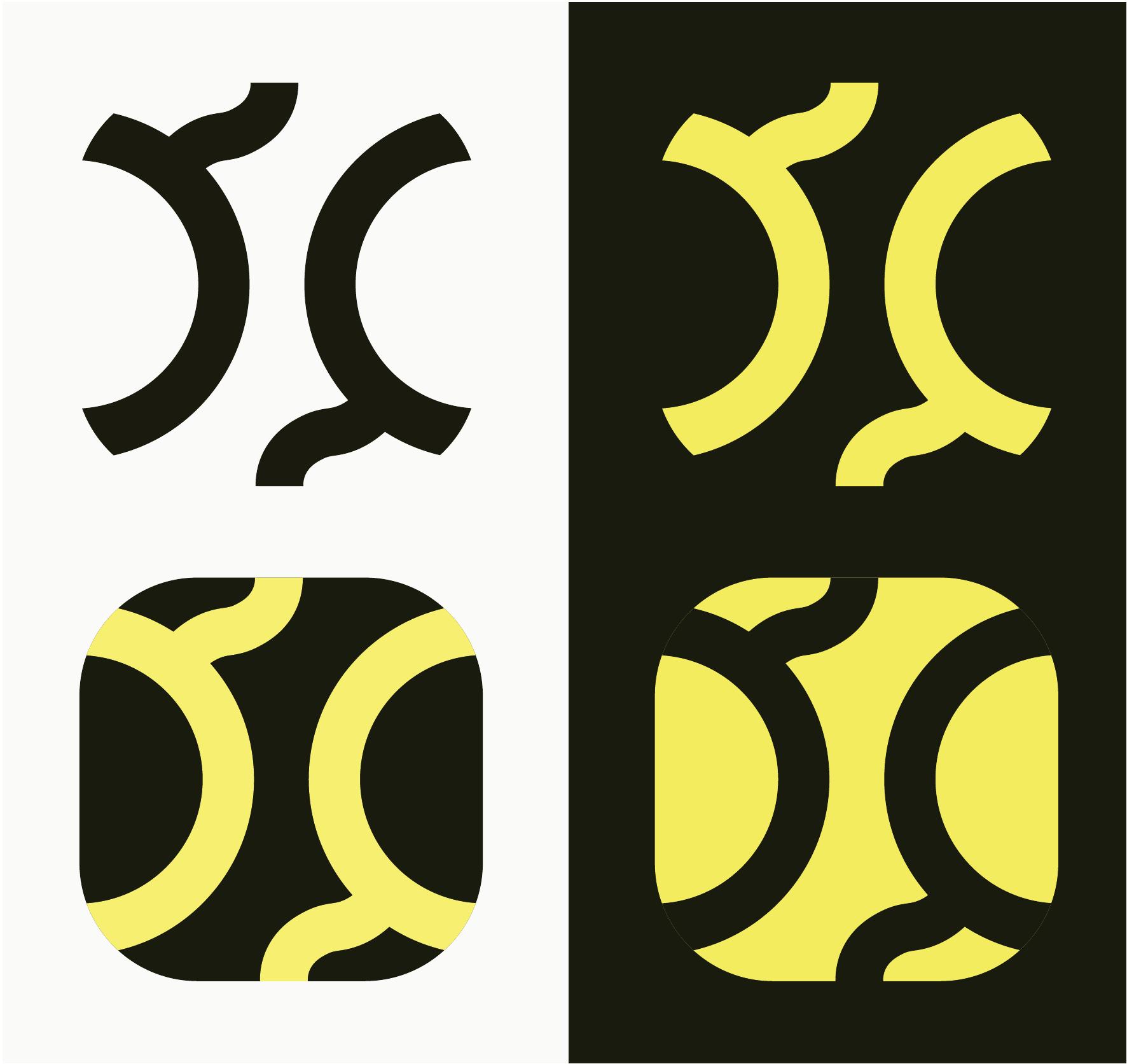 Focal & Co. logomark colourways