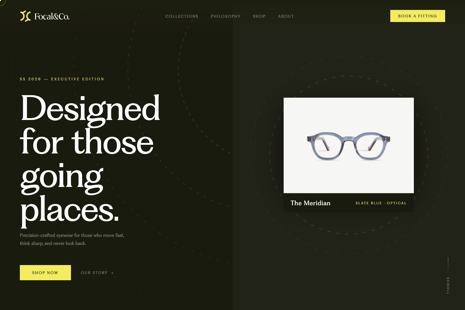 Focal & Co. website design